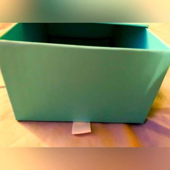 Brand new authentic empty Tiffany box with booklet of jewerly cleaner, must have - Picture 1 of 5